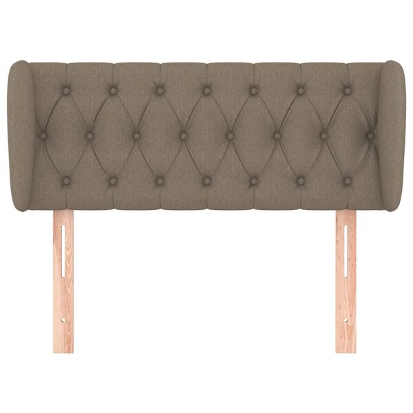 vidaXL Κεφαλάρι με Πτερύγια Taupe 93x23x78/88 εκ. Υφασμάτινο
