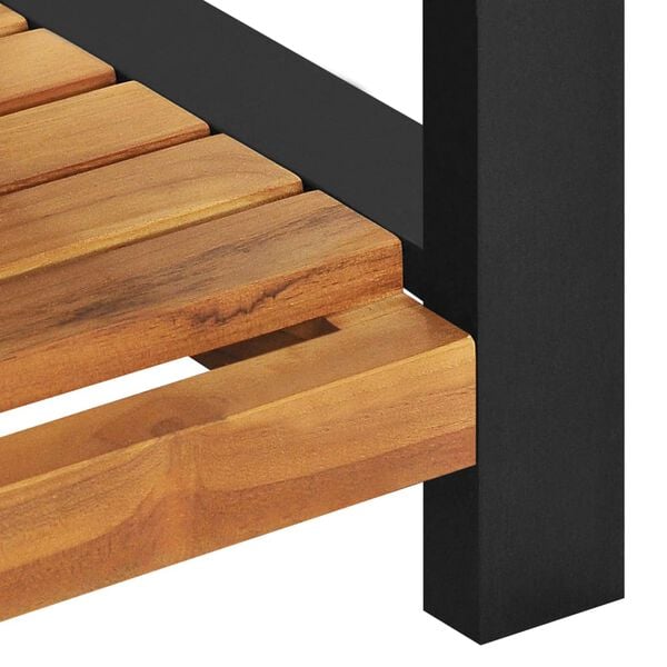 vidaXL Παγκάκι 120 εκ. από Μασίφ Ξύλο Teak