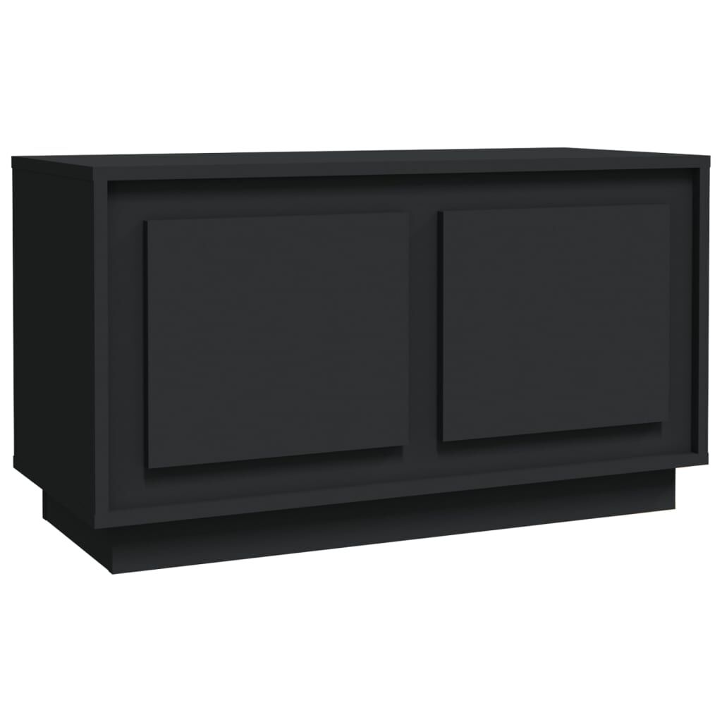 vidaXL Έπιπλο Τηλεόρασης Μαύρο 80 x 35 x 45 εκ. από Επεξεργασμένο Ξύλο