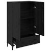 vidaXL Highboard &mu;&epsilon; &sigma;&upsilon;&rho;&tau;ά&rho;&iota; &Mu;&alpha;ύ&rho;&eta; &Omicron;&xi;&upsilon;ά 70 x 31 x 115 &epsilon;&kappa;