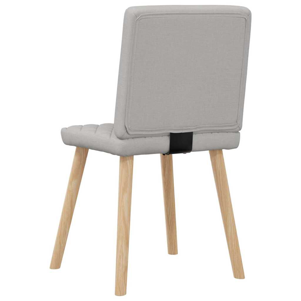 vidaXL Καρέκλες τραπεζαρίας 4 τεμ Cloud Grey Fabric