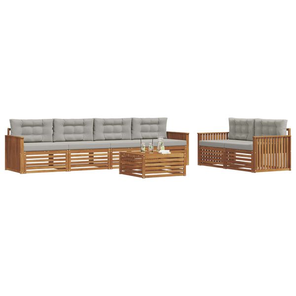 vidaXL &Sigma;&epsilon;&iota;&rho;ά &Kappa;&alpha;&nu;&alpha;&pi;έ &Epsilon;&xi;&omega;&tau;&epsilon;&rho;&iota;&kappa;&omicron;ύ 7 pcs &Phi;&upsilon;&sigma;&iota;&kappa;ό &kappa;&alpha;&iota; &Alpha;&nu;&omicron;&iota;&chi;&tau;ό &Gamma;&kappa;&rho;&iota;