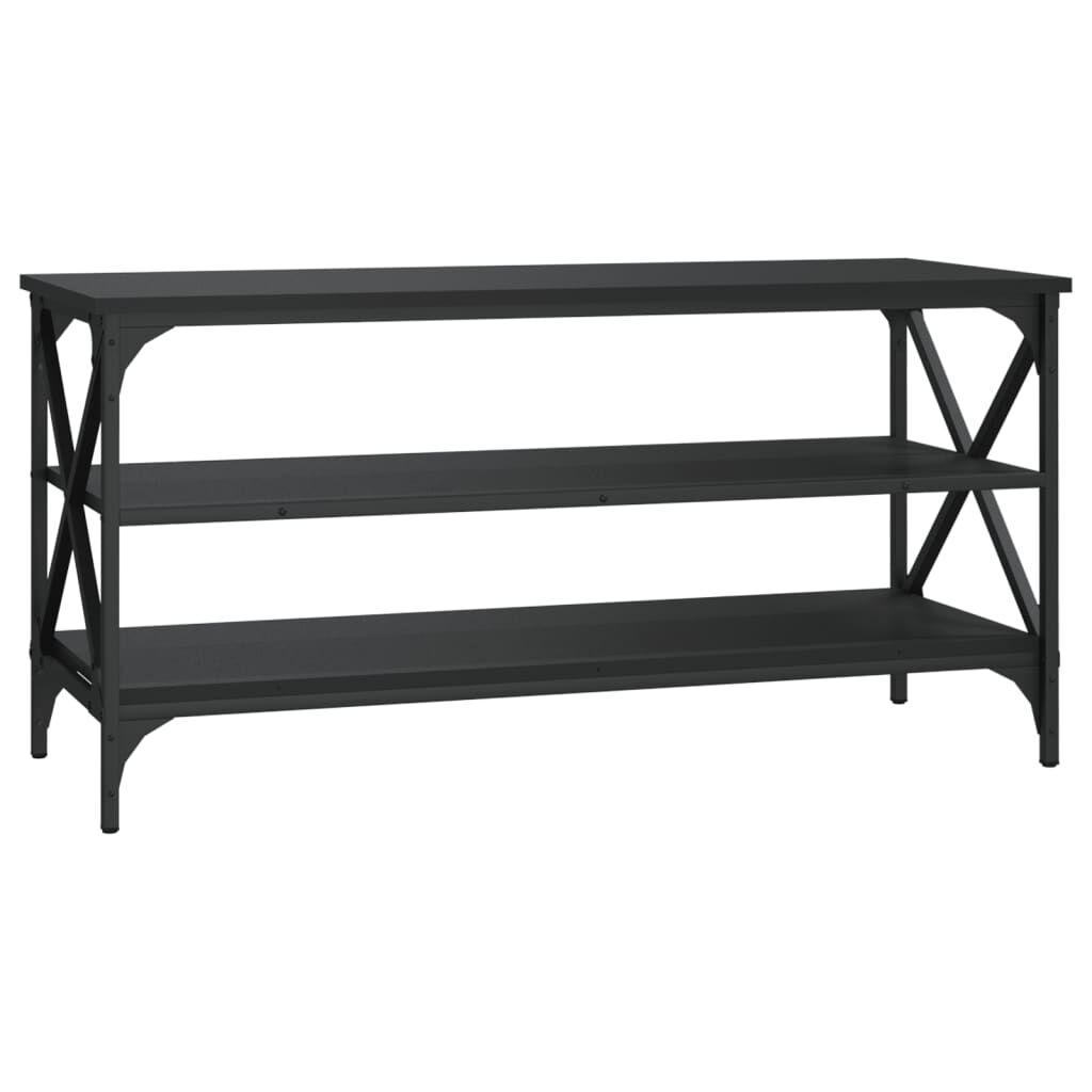 vidaXL Έπιπλο Τηλεόρασης Μαύρο 100x40x50 εκ. Επεξεργασμένο Ξύλο
