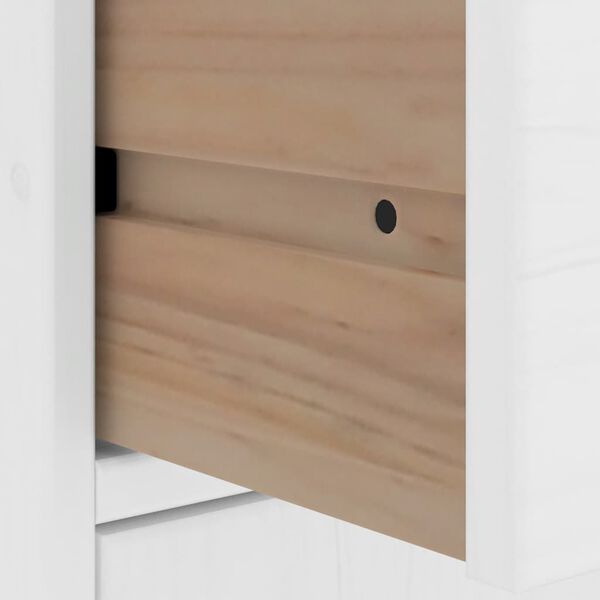 vidaXL Πλαϊνά ντουλάπια 5 τεμ. ODDA 40x24x79 εκ. από Μασίφ Ξύλο Πεύκου