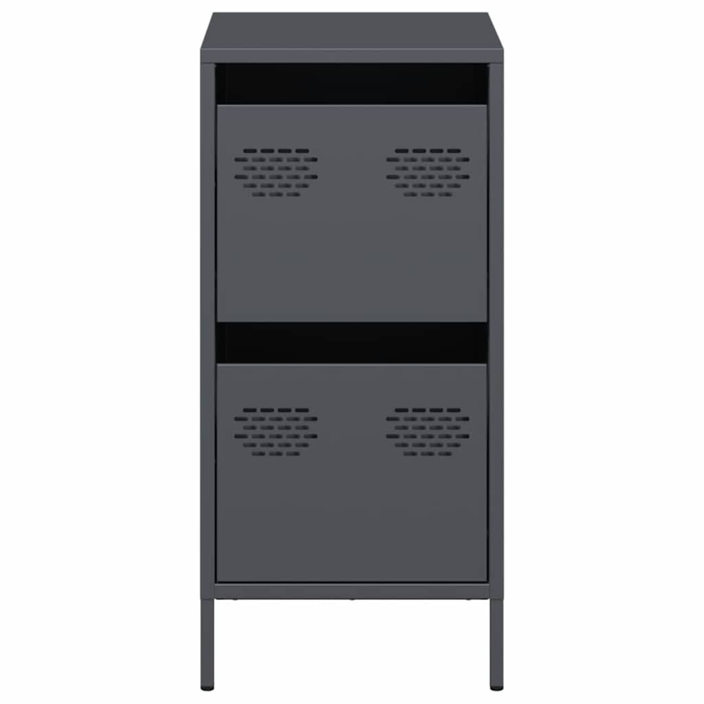 vidaXL Ντουλάπι Ανθρακί 35x39x73,5 εκ. από Χάλυβα Ψυχρής Έλασης