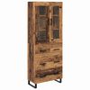 vidaXL Highboard 2 &tau;&mu;&chi;. &Pi;&alpha;&lambda;&iota;ό &Xi;ύ&lambda;&omicron; 69,5 x 34 x 180 &epsilon;&kappa;.