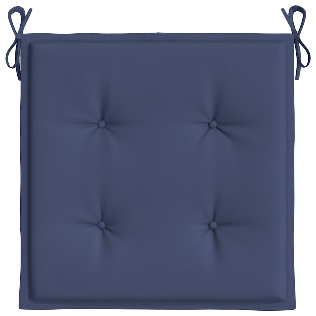 vidaXL Μαξιλάρια Παλέτας 6 τεμ. Ναυτικό Μπλε 40x40x4 εκ. Ύφασμα Oxford