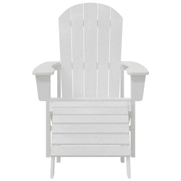 vidaXL Έπιπλα Χαλάρωσης Κήπου 2 pcs Λευκό 74 x 82 x 90cm Πλαστικό