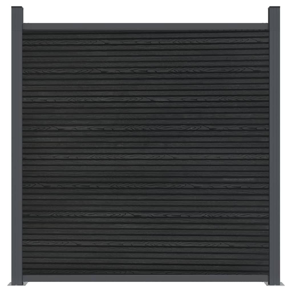 vidaXL Πάνελ Περίφραξης Γκρι 699 x 186 εκ. από WPC