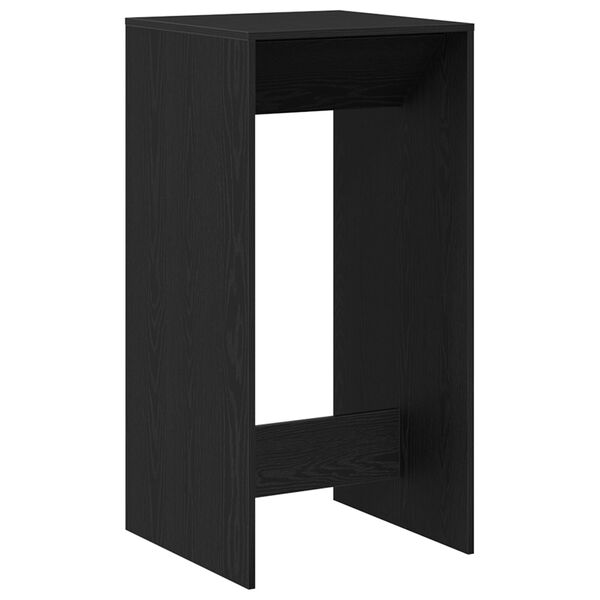 vidaXL Τραπέζι Μπαρ Μαύρο Δρυς 51x50x103,5 εκ Μηχανικά Ξύλο