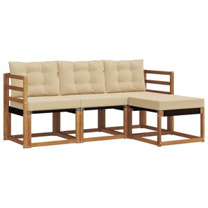 vidaXL &Sigma;&epsilon;&iota;&rho;ά &Kappa;&alpha;&nu;&alpha;&pi;έ &Epsilon;&xi;&omega;&tau;&epsilon;&rho;&iota;&kappa;&omicron;ύ &mu;&epsilon; &mu;&alpha;&xi;&iota;&lambda;ά&rho;&iota; 4 pcs &Phi;&upsilon;&sigma;&iota;&kappa;ό &kappa;&alpha;&iota; &Mu;&pi;&epsilon;&zeta;