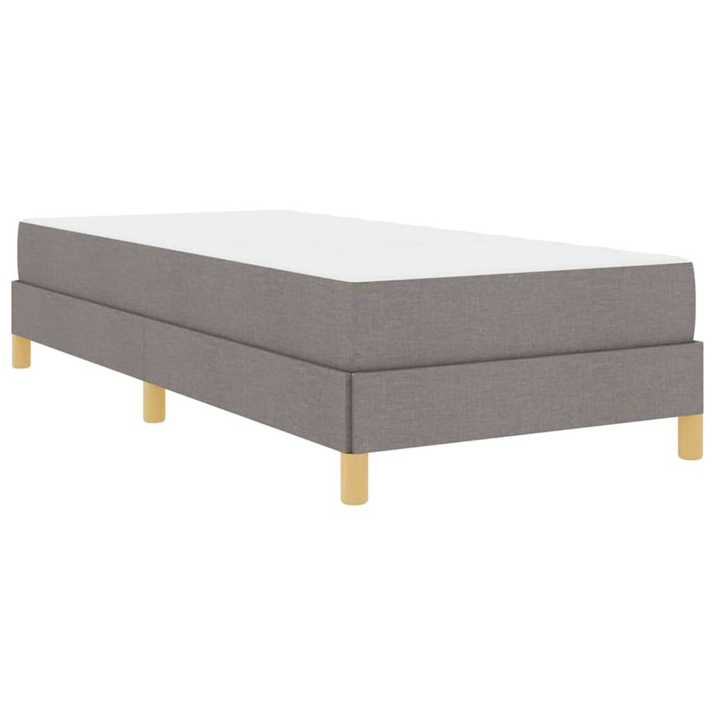 vidaXL Κρεβάτι με ελατήρια Ταμπά, Καφέ 90 x 200 cm