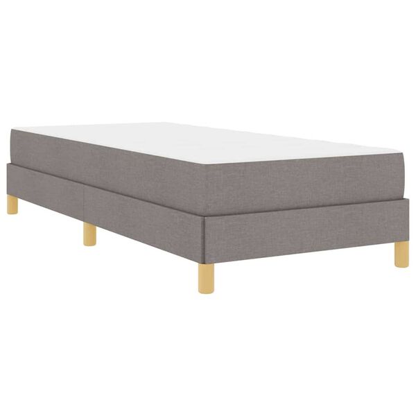 vidaXL Κρεβάτι με ελατήρια Ταμπά, Καφέ 90 x 200 cm