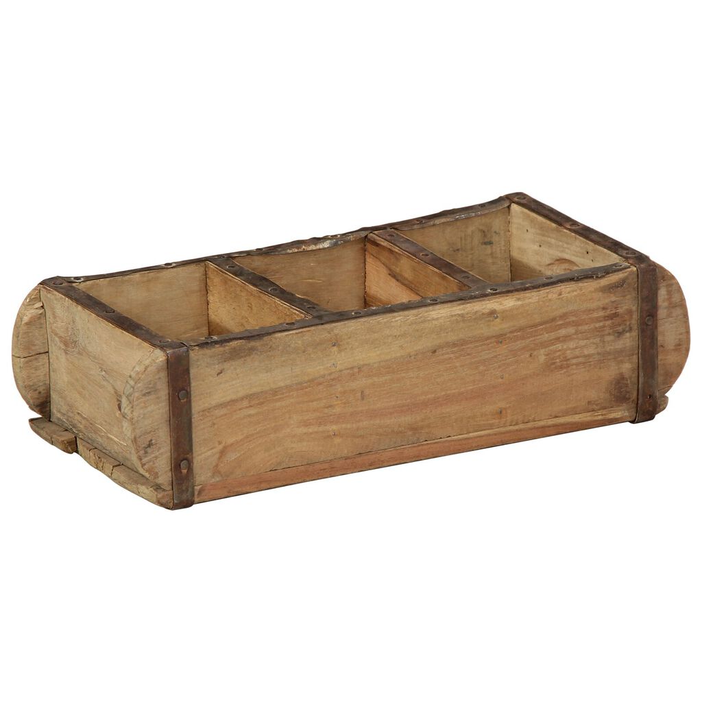 vidaXL Δίσκοι 4 τεμ 30x14x9 εκ Σολινό ξύλο ανακυκλωμένο