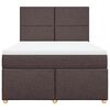 vidaXL &Kappa;&rho;&epsilon;&beta;ά&tau;&iota; Boxspring &mu;&epsilon; &Sigma;&tau;&rho;ώ&mu;&alpha; &Sigma;&kappa;&omicron;ύ&rho;&omicron; &Kappa;&alpha;&phi;έ 140x200 &epsilon;&kappa; &Upsilon;&phi;&alpha;&sigma;&mu;ά&tau;&iota;&nu;&omicron;