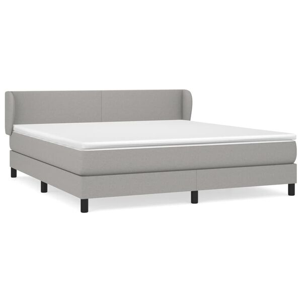 vidaXL &Kappa;&rho;&epsilon;&beta;ά&tau;&iota; Boxspring &mu;&epsilon; &Sigma;&tau;&rho;ώ&mu;&alpha; &Alpha;&nu;. &Pi;&rho;ά&sigma;&iota;&nu;&omicron; 160x200&epsilon;&kappa; &Upsilon;&phi;&alpha;&sigma;&mu;ά&tau;&iota;&nu;&omicron;