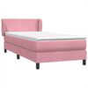 vidaXL Box Spring &kappa;&rho;&epsilon;&beta;ά&tau;&iota; &mu;&epsilon; &sigma;&tau;&rho;ώ&mu;&alpha; &rho;&omicron;&zeta; 80x210 &epsilon;&kappa;. &Beta;&epsilon;&lambda;&omicron;ύ&delta;&iota;&nu;&omicron;