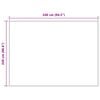 vidaXL &Kappa;&omicron;&upsilon;&beta;έ&rho;&tau;&alpha; &Gamma;&kappa;&rho;&iota; 240 x 220 cm &Mu;&alpha;&lambda;&lambda;ί