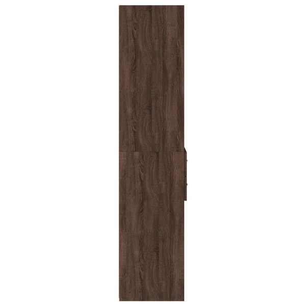 vidaXL Ντουλάπι Καφέ Δρυς 45x42,5x185 εκ. από Επεξεργασμένο Ξύλο