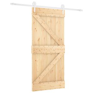 vidaXL &Sigma;&upsilon;&rho;ό&mu;&epsilon;&nu;&eta; &Pi;ό&rho;&tau;&alpha; &Phi;&upsilon;&sigma;&iota;&kappa;ό &kappa;&alpha;&iota; &Lambda;&epsilon;&upsilon;&kappa;ό 90 x 210 cm &Mu;&alpha;&sigma;ί&phi; &Xi;ύ&lambda;&omicron; &Pi;&epsilon;ύ&kappa;&omicron;&upsilon;