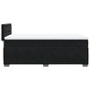 vidaXL Κρεβάτι Boxspring με Στρώμα Μαύρο 100x200 εκ. Βελούδινο