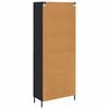vidaXL Highboard &Mu;&alpha;ύ&rho;&eta; &Omicron;&xi;&upsilon;ά 69,5 x 34 x 180 &epsilon;&kappa;. &Epsilon;&pi;&epsilon;&xi;&epsilon;&rho;&gamma;&alpha;&sigma;&mu;έ&nu;&omicron; &xi;ύ&lambda;&omicron;
