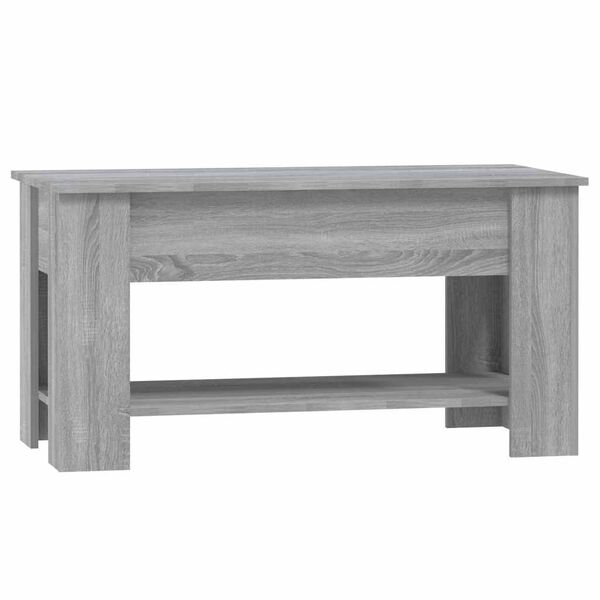 vidaXL Τραπεζάκι Σαλονιού Γκρι Sonoma 101x49x52 εκ. Επεξεργασμένο Ξύλο