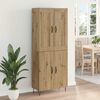 vidaXL Highboard Artisan Oak 69,5 x 34 x 180 &epsilon;&kappa;. &Epsilon;&pi;&epsilon;&xi;&epsilon;&rho;&gamma;&alpha;&sigma;&mu;έ&nu;&omicron; &xi;ύ&lambda;&omicron;