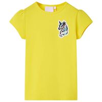Μπλουζάκι Παιδικό Έντονο Κίτρινο 92