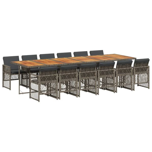 vidaXL &Tau;&rho;&alpha;&pi;&epsilon;&zeta;&alpha;&rho;ί&alpha; &Kappa;ή&pi;&omicron;&upsilon; 13 &Tau;&epsilon;&mu;&alpha;&chi;ί&omega;&nu; &Gamma;&kappa;&rho;&iota; &Sigma;&upsilon;&nu;&theta;&epsilon;&tau;&iota;&kappa;ό &Rho;&alpha;&tau;ά&nu; &mu;&epsilon; &Mu;&alpha;&xi;&iota;&lambda;ά&rho;&iota;&alpha;