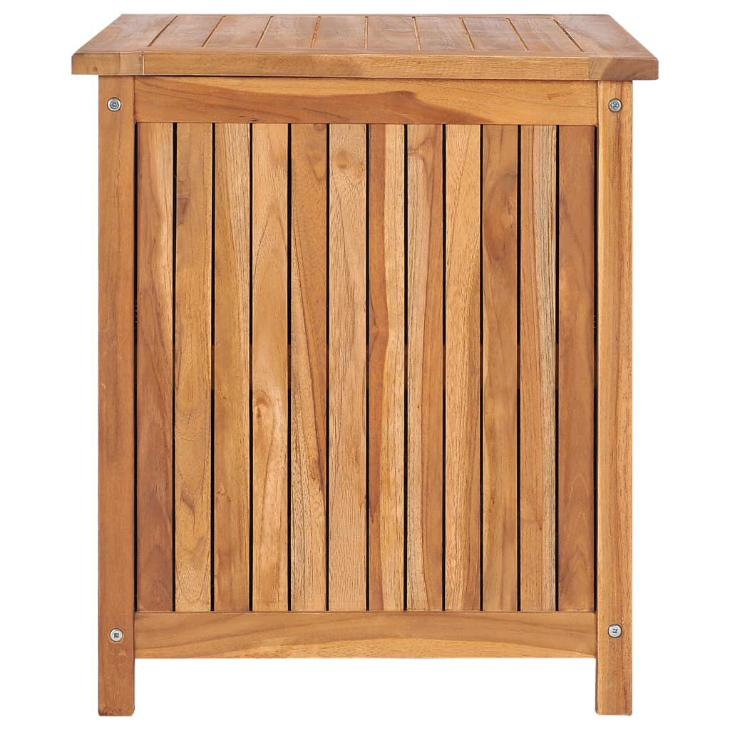 vidaXL Μπαούλο Αποθήκευσης Κήπου 120 x 50 x 58 εκ. από Μασίφ Ξύλο Teak