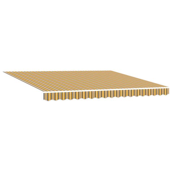 vidaXL Αναδιπλούμενη Τέντα Πολλών Χρωμάτων 400x350 cm