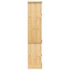 vidaXL Ντουλάπι Μπάνιου Corona 50x40x185 εκ. από Μασίφ Ξύλο Πεύκου
