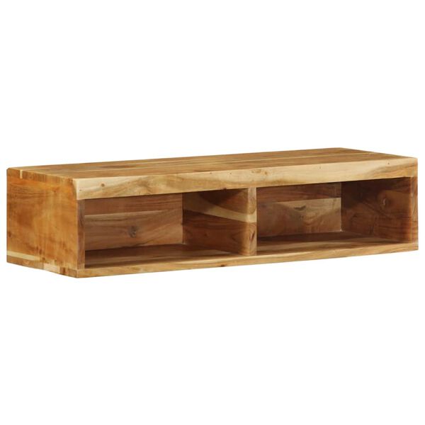 vidaXL Επίτοιχο ντουλάπι τηλεόρασης 80x30x19 cm Μασίφ ξύλο ακακίας