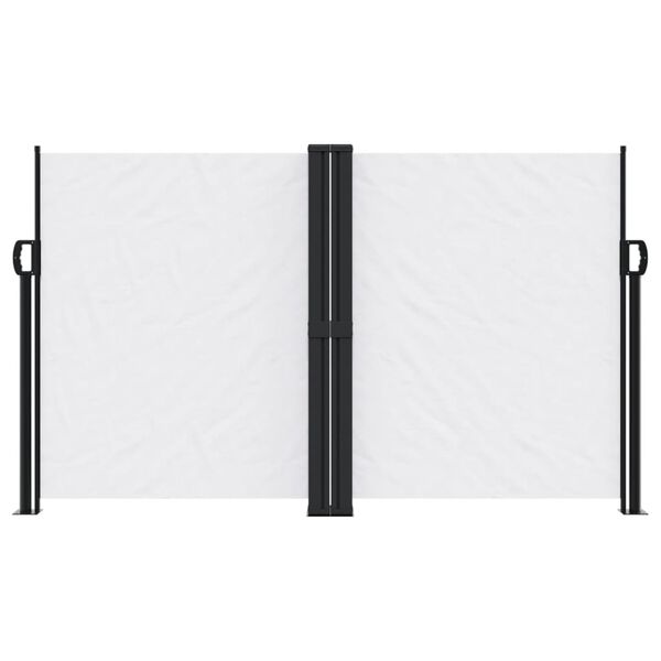 vidaXL Σκίαστρο Πλαϊνό Συρόμενο Λευκό 140 x 600 εκ.