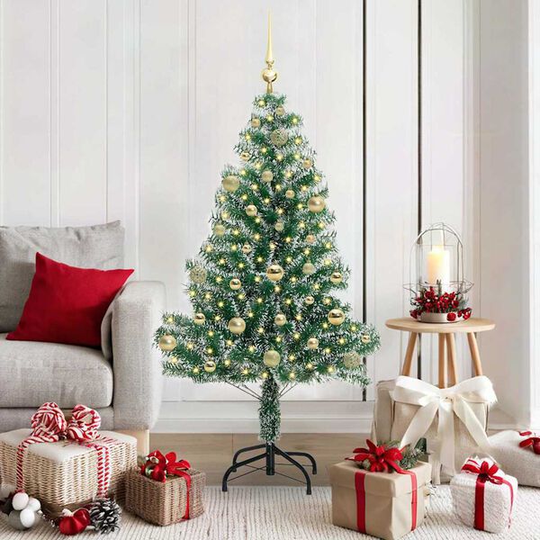 vidaXL &Tau;&epsilon;&chi;&nu;&eta;&tau;ό &Delta;έ&nu;&tau;&rho;&omicron; &Chi;&rho;&iota;&sigma;&tau;&omicron;&upsilon;&gamma;έ&nu;&nu;&omega;&nu; &mu;&epsilon; &Chi;&iota;ό&nu;&iota; &kappa;&alpha;&iota; &Phi;ώ&tau;&alpha; LED 150 cm