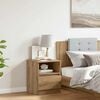 vidaXL &Kappa;&omicron;&mu;&omicron;&delta;ί&nu;&omicron; &nu;&tau;&omicron;&upsilon;&lambda;ά&pi;&iota; Artisan Oak 40x40x50 cm &Kappa;&alpha;&tau;&alpha;&sigma;&kappa;&epsilon;&upsilon;&alpha;&sigma;&mu;έ&nu;&omicron; &xi;ύ&lambda;&omicron;