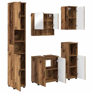 vidaXL &Sigma;&epsilon;&tau; &Epsilon;&pi;ί&pi;&lambda;&omega;&nu; &Mu;&pi;ά&nu;&iota;&omicron;&upsilon; 5 &tau;&mu;&chi;. &Pi;&alpha;&lambda;&iota;ό &Xi;ύ&lambda;&omicron; 61 x 35 x 64 &epsilon;&kappa;.