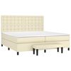vidaXL &Kappa;&rho;&epsilon;&beta;ά&tau;&iota; Boxspring &mu;&epsilon; &Sigma;&tau;&rho;ώ&mu;&alpha; &Kappa;&rho;&epsilon;&mu; 200x200 &epsilon;&kappa;. &Sigma;&upsilon;&nu;&theta;&epsilon;&tau;&iota;&kappa;ό &Delta;έ&rho;&mu;&alpha;
