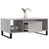 vidaXL Τραπεζάκι Σαλονιού Γκρι Sonoma 90x50x36,5εκ. Επεξεργασμένο Ξύλο