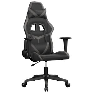 vidaXL &Kappa;&alpha;&rho;έ&kappa;&lambda;&alpha; Gaming &Mu;&alpha;ύ&rho;&omicron;/&Gamma;&kappa;&rho;&iota; &alpha;&pi;ό &Sigma;&upsilon;&nu;&theta;&epsilon;&tau;&iota;&kappa;ό &Delta;έ&rho;&mu;&alpha;