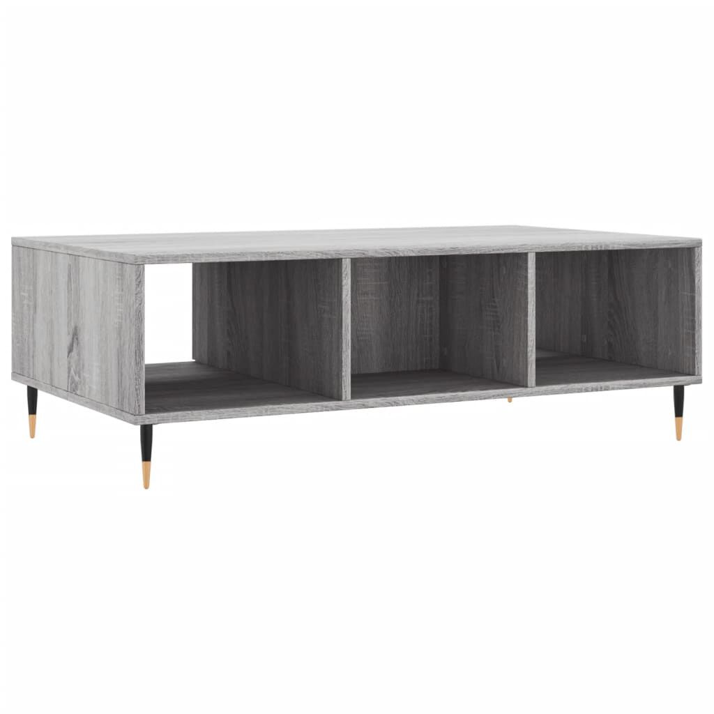vidaXL Τραπεζάκι Σαλονιού Γκρι Sonoma 104x60x35 εκ. Επεξεργασμένο Ξύλο