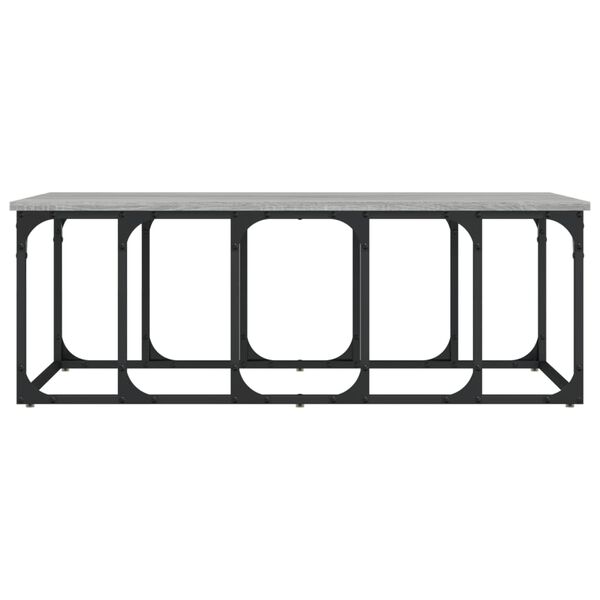 vidaXL Τραπεζάκι Σαλονιού Γκρι Sonoma 100x50x35,5 εκ. Επεξεργ. Ξύλο