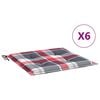 vidaXL &Mu;&alpha;&xi;&iota;&lambda;ά&rho;&iota;&alpha; &Kappa;&alpha;&rho;έ&kappa;&lambda;&alpha;&sigmaf; 6&tau;&epsilon;&mu; &Kappa;ό&kappa;&kappa;&iota;&nu;&omicron; &Kappa;&alpha;&rho;ό 50x50x3&epsilon;&kappa;. Ύ&phi;&alpha;&sigma;&mu;&alpha; Oxford