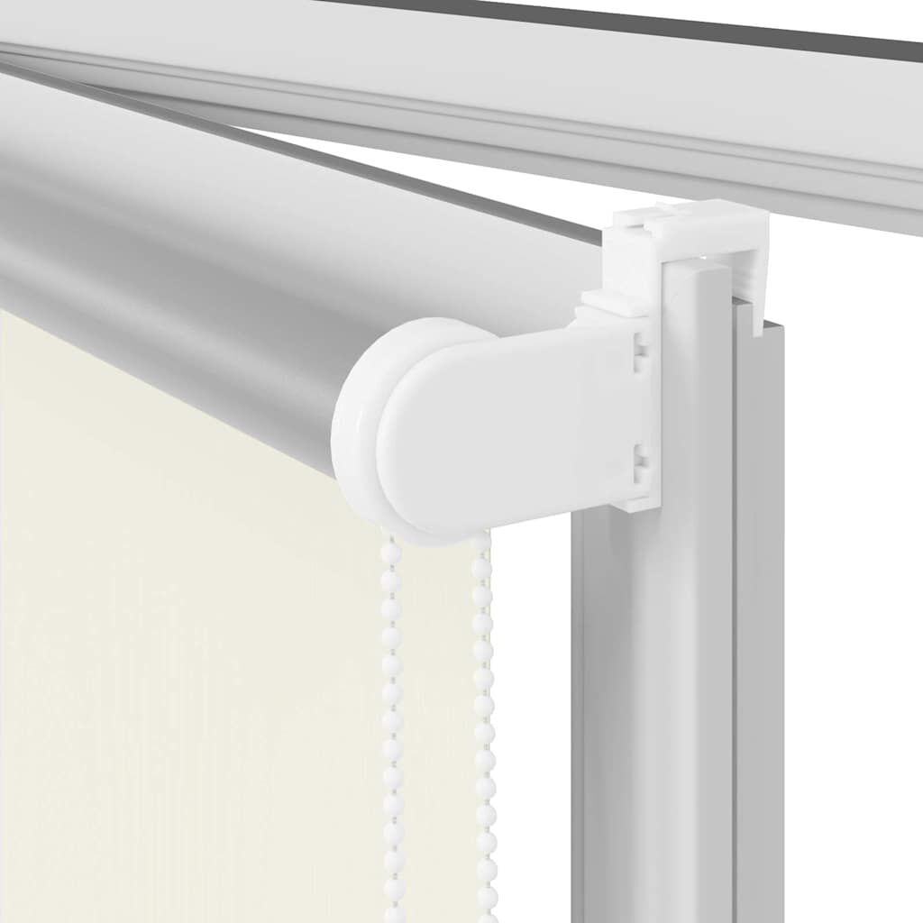 vidaXL Ρολέρ Μπλακάουτ Υπόλευκη 145x130 εκ. Πλάτος υφάσματος 141,6εκ.
