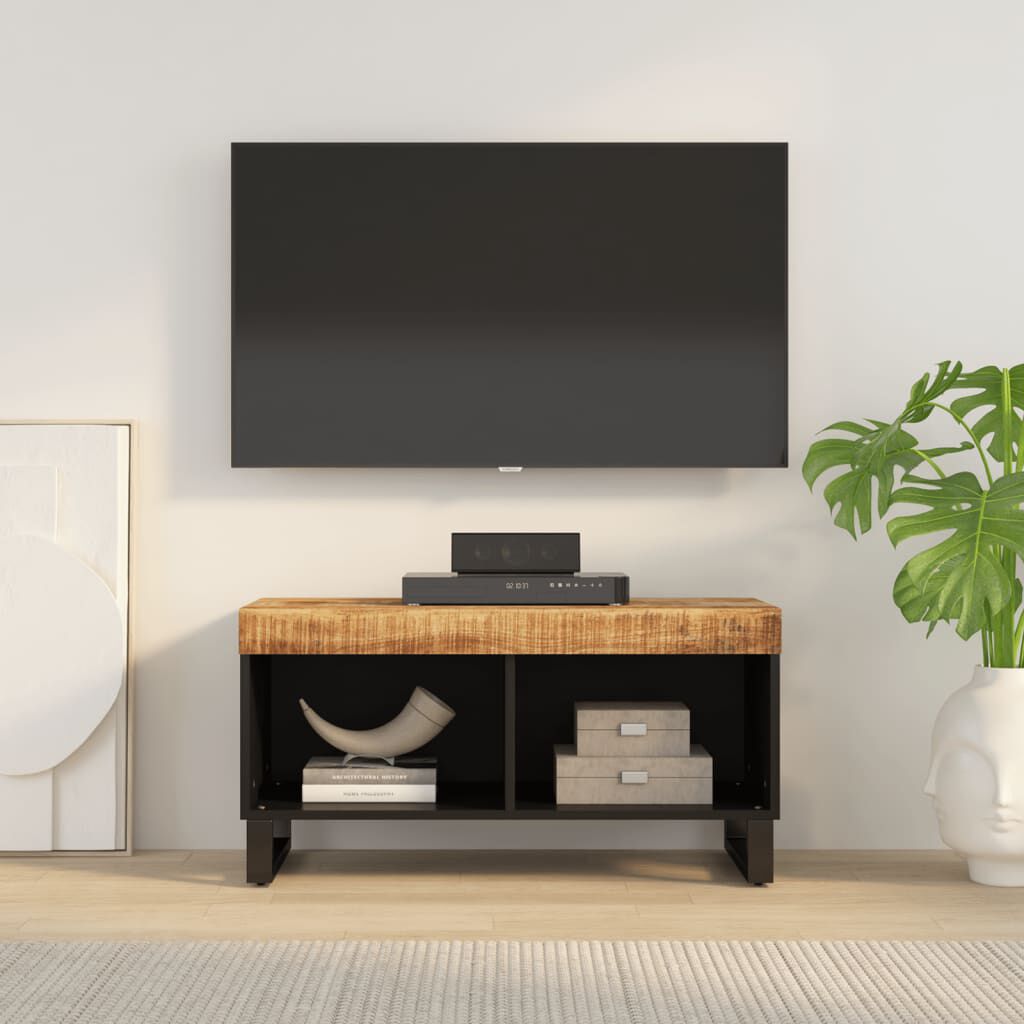 vidaXL Έπιπλο Τηλεόρασης 85 x 33 x 43,5 εκ. από Μασίφ Ξύλο Μάνγκο