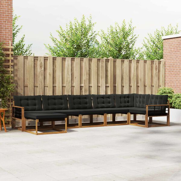 vidaXL &Sigma;&epsilon;&iota;&rho;ά &Kappa;&alpha;&nu;&alpha;&pi;έ &Epsilon;&xi;&omega;&tau;&epsilon;&rho;&iota;&kappa;&omicron;ύ &mu;&epsilon; &mu;&alpha;&xi;&iota;&lambda;ά&rho;&iota; 21 pcs &Phi;&upsilon;&sigma;&iota;&kappa;ό &kappa;&alpha;&iota; &Mu;&alpha;ύ&rho;&omicron;