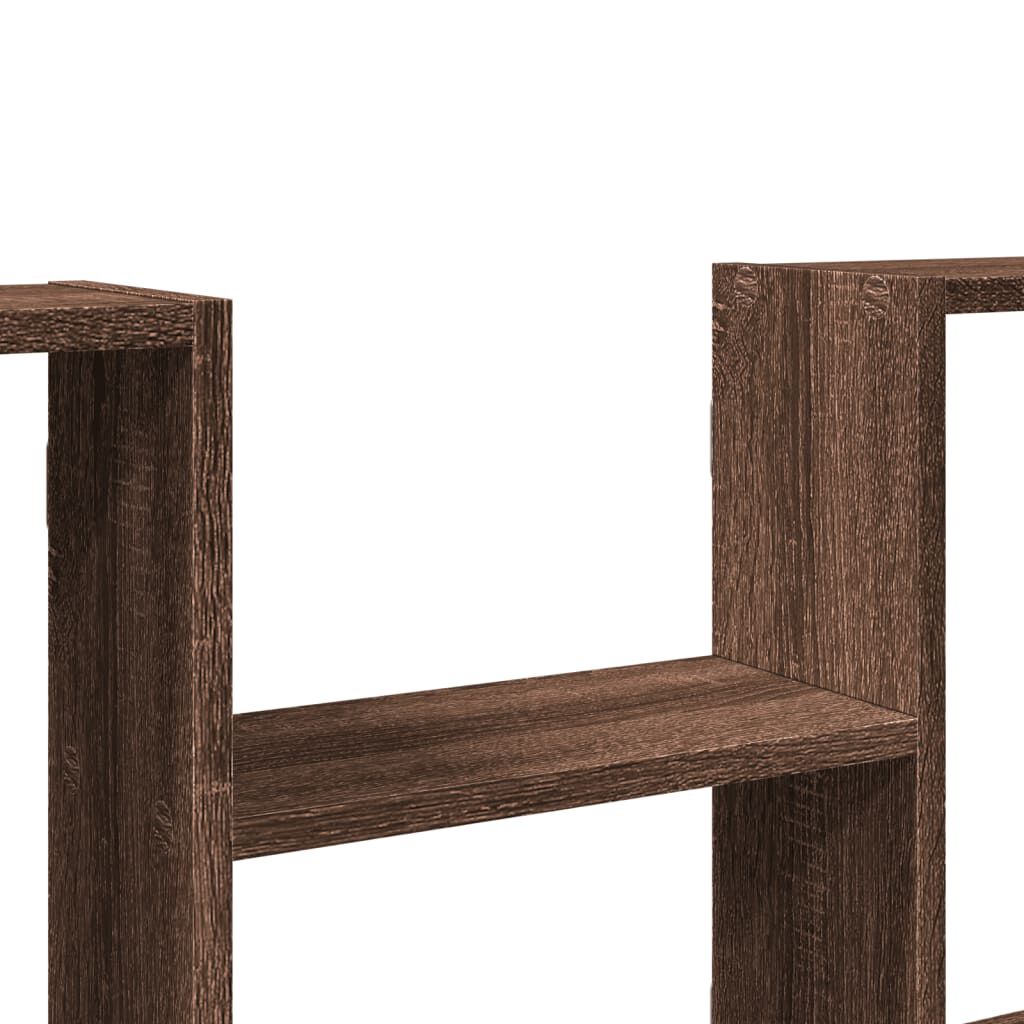 vidaXL Ραφιέρα Τοίχου Καφέ Δρυς 99x15x60 εκ. Επεξεργασμένο Ξύλο