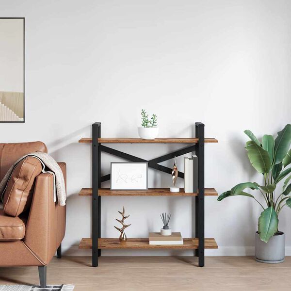 vidaXL &Rho;ά&phi;&iota; &Beta;&iota;&beta;&lambda;ί&omega;&nu; &Pi;&alpha;&lambda;&iota;ό &Xi;ύ&lambda;&omicron; 100 x 33,5 x 102 &epsilon;&kappa; &Epsilon;&pi;&epsilon;&xi;&epsilon;&rho;&gamma;&alpha;&sigma;&mu;έ&nu;&omicron; &xi;ύ&lambda;&omicron;