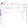 vidaXL Τραπέζι Κονσόλα Γκρι Sonoma 105x30x80 εκ. Επεξεργασμένο Ξύλο